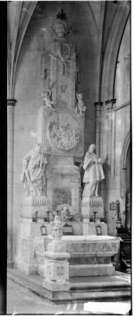 Salem Münster - Klosterkirche Maria Himmelfahrt Seitenschiff Bartholomäus-Altar von Johann Georg Dirr und Johann Georg Wieland 1766/93