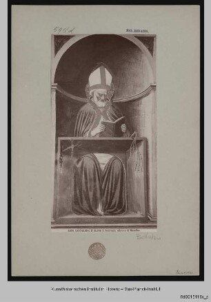 Freskenzyklus : Altarraum : Die vier Kirchenväter mit Jesaja