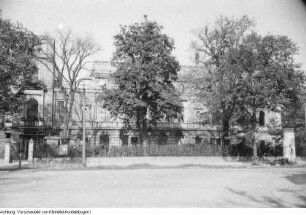 Dresden, Tiergartenstraße? Ruinen von kriegszerstörten Villen, August 1945 & Dresden, Zoologischer Garten Dresden, kriegszerstört, August 1945