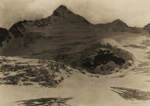Österreich. Land Salzburg. Hohe Tauern. Blick von der Kürsingerhütte auf den Großvenediger (3.657 m.ü.A.), dem höchsten Berg der Venedigergruppe am Alpenhauptkamm gelegen