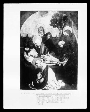 Passionszyklus — Grablegung Christi