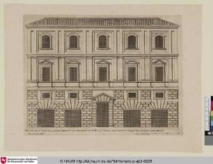 [Ansicht des Palazzo Stati-Cenci-Maccarani-di Brazzà bzw. Palazzo Maccarani Stati]
