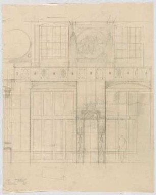 Thiersch, Friedrich von; Wiesbaden; Kurhaus - Weinsaal (Teilansicht)