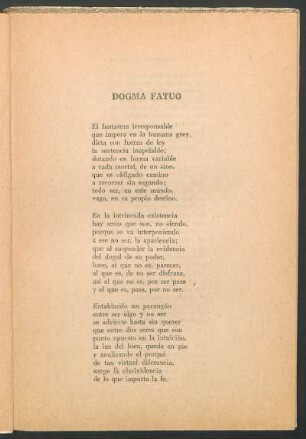 Dogma fatuo