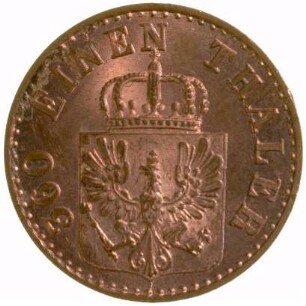 Münze, Pfennig, 1850