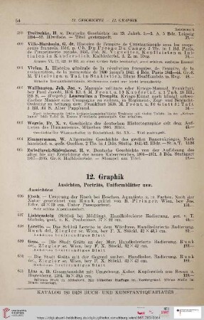 12. Graphik (Nr. 606 - 636)