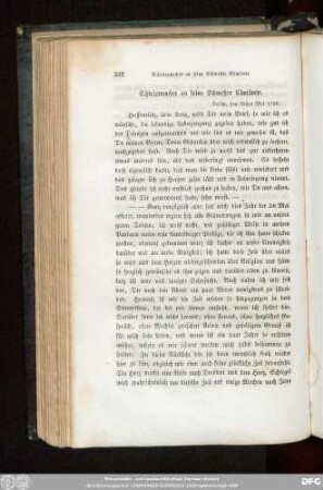 Schleiermacher an seine Schwester Charlotte. Berlin, den 23sten Mai 1799.