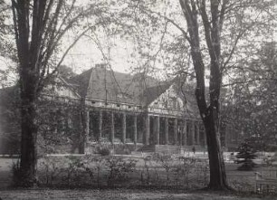 Bad Kösen, Kurhaus : Bad Kösen. Kurhaus (um 1910). Haupteingangsseite