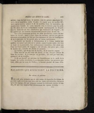 Maladies Qui Affectent La Poitrine.