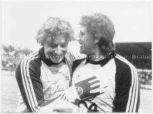 Toni Schumacher und weiterer Torwart (Altersgruppe 18-21)