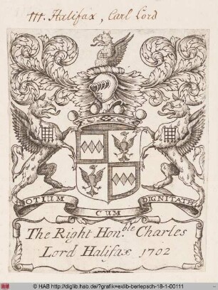 Wappen des Charles Montagu of Halifax