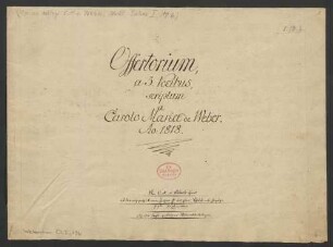 Gloria et honore coronasti eum; S, Coro, orch; Es-Dur; J 226; WeV A.3