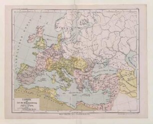 Europa zur Zeit der Völkerwanderung.