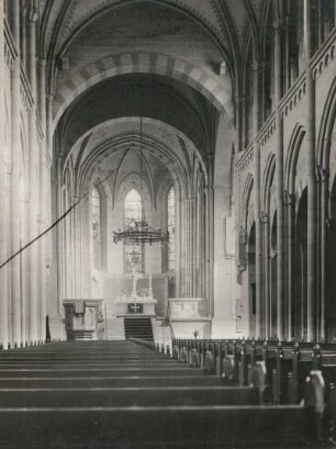 Magdeburg. Klosterkirche Unser Lieben Frauen. Inneres, Mittelschiff und Chor