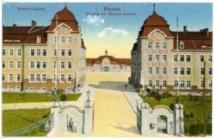 Bautzen. Eingang zur Husarenkaserne