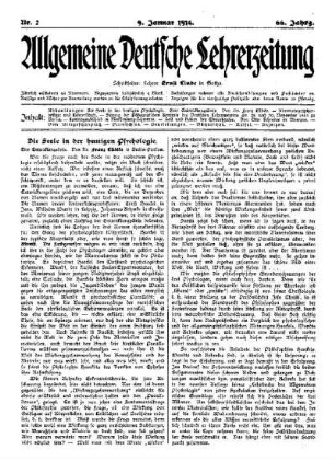 Die Seele in der heutigen Psychologie : eine Entwicklungslinie