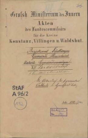 Kultivierung des sogenannten Ödlandes in Herrischried