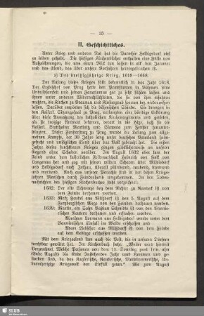 II. Geschichtliches