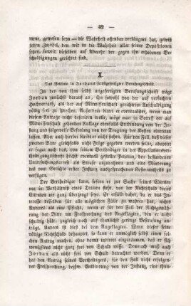 X. Das Petitum in Jordans selbstgefertigter Berufungsschrift.