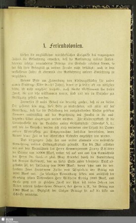 A. Ferienkolonien