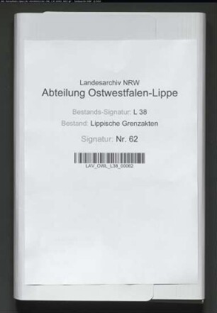 Grenzregulierung zu Eilversen mit der Familie von Haxthausen zu Abbenburg