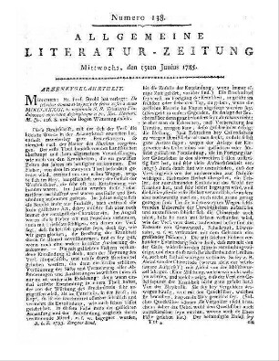 Häberl, F. X. v.: De Febribus Annuis Et In Specie De Febre Aestiva Anno MDCCLXXXIII. In Noscomio S. S. Trinitatis Vindobonennsi Observata. München: Strobl 1784