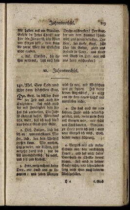 12. Jahreswechsel.