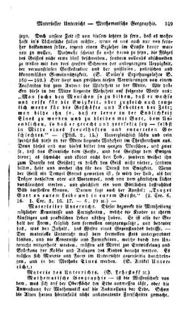 Mathematische Geographie