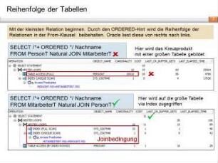 SQL-Tuning - Verbundoperationen