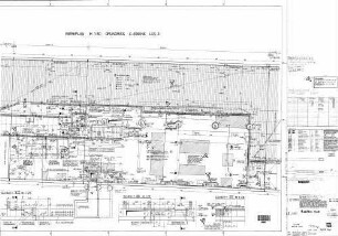 Stuttgart Hbf: Werkplan km -0.100 bis -0.059 - Personentunnel, Lüftungszentrale S-Bahn Baulos 3 / Block 3, 4a