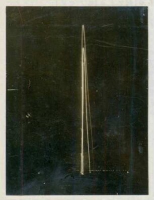 Foto einer Minen-Flugbahn