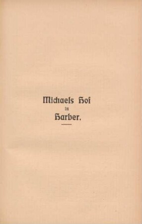 Michaels Hof in Harber
