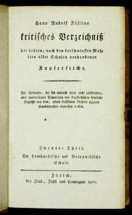 2: Die Lombardische und Bolognesische Schule