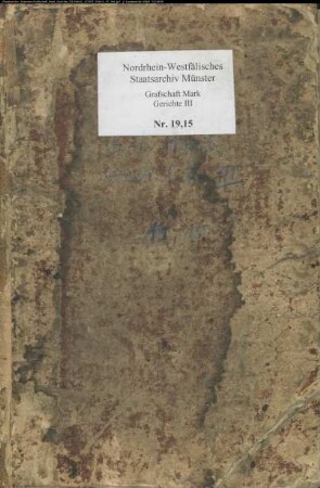 Hypothekenbuch der Bauerschaft Mühlinghausen