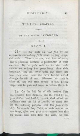 The Fifth Chapter. Of The Sixth Day's-Work.