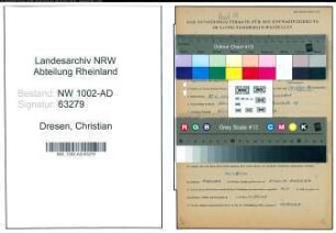 Entnazifizierung Christian Dresen, geb. 10.06.1884 (Angest.)