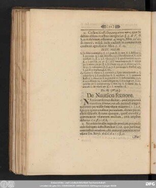 Tit. II. (IV. 33.) De Nautico foenore.
