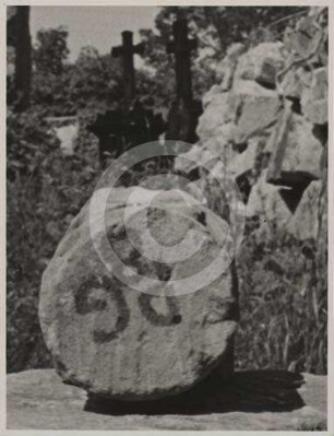 Gewölbepfeiler in der Kirchenruine Neukirch