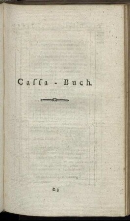 Cassa-Buch