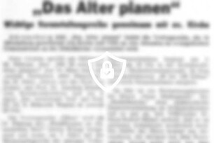 VHS Ahrensburg hilft "Das Alter planen"