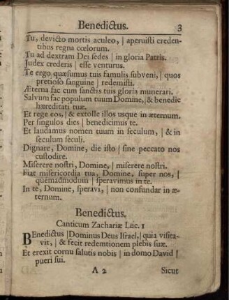 Benedictus.