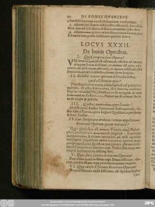 Locus XXXII. De bonis Operibus.