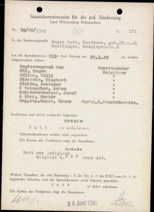 Hatt, Eugen
