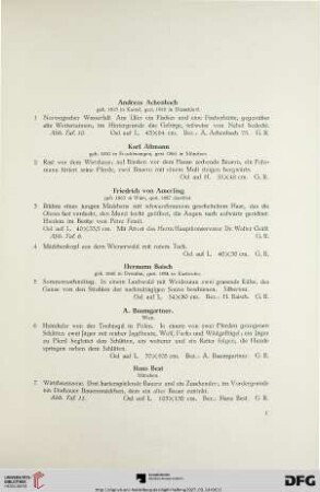 I. Teil (Nr. 1-233)