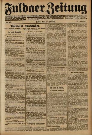 Ausgabe vom Freitag, den 23. Juli 1915.