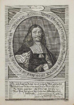 Bildnis von Wolf Eberhard Felssecker (1626-1680)