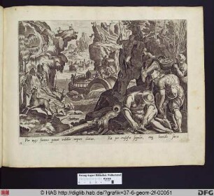 Gemsenjagd in den Bergen