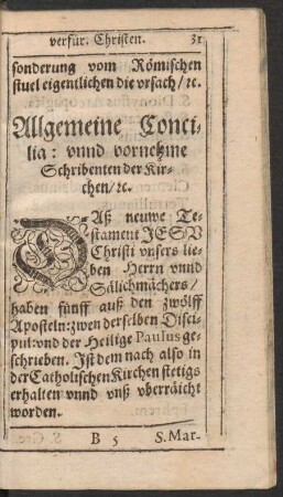 Allgemeine Concilia: unnd vornehme Schribenten der Kirchen/ etc.
