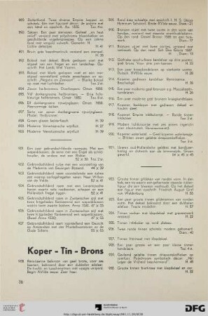 Koper – Tin – Brons (Nr. 908-930)