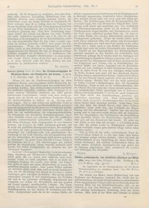 41-42 [Rezension] Conrat, Max (Cohn), Die Christenverfolgungen im Römischen Reiche vom Strandpunkte des Juristen